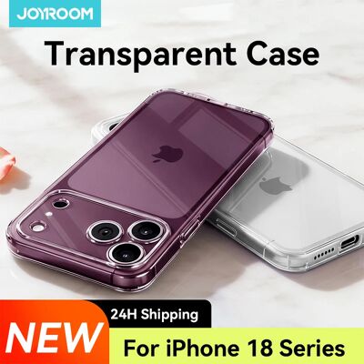 Joyroom hoesje voor iPhone 18 Pro Max, anti-val, transparante cover, niet-vergelende, schokbestendige, ultradunne cover, schermbescherming Joyroom hoesje voor iPhone 18 Pro Max, anti-val, transparante cover, niet-vergelende, schokbestendige, ultradunne cover, schermbescherming
