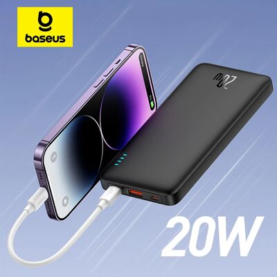 Baseus Airpow 20W Powerbank 20000mAh Snelle Oplading Powerbank voor iPhone 17/16/15/14/13/12 Xiaomi externe batterij White Baseus Airpow 20W Powerbank 20000mAh Snelle Oplading Powerbank voor iPhone 17/16/15/14/13/12 Xiaomi externe batterij White
