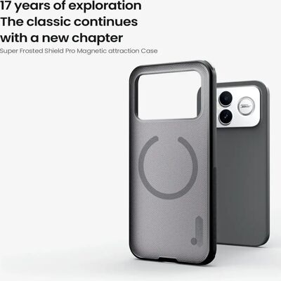 Nillkin hoesje voor de Xiaomi Poco F9 Ultra / F8 Ultra, met magnetische, supermat afwerking, Shield Pro Magsafe, biedt volledige bescherming en is een beschermende achterkant voor uw telefoon. Frosted Mag ClearBla Nillkin hoesje voor de Xiaomi Poco F9 Ultra / F8 Ultra, met magnetische, supermat afwerking, Shield Pro Magsafe, biedt volledige bescherming en is een beschermende achterkant voor uw telefoon. Frosted Mag ClearBla