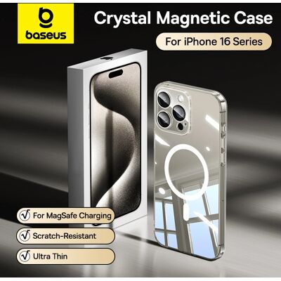 Baseus Magnetische Case voor iPhone 17 16 15 14 Pro Max voor MagSafe Draadloos Opladen PC Case voor iPhone 13 12 11 Pro Max Funda Case PC Magnetic Case Baseus Magnetische Case voor iPhone 17 16 15 14 Pro Max voor MagSafe Draadloos Opladen PC Case voor iPhone 13 12 11 Pro Max Funda Case PC Magnetic Case