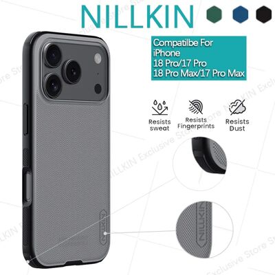 Nillkin voor iPhone 18 Pro Max//17 Pro Frosted Shield Pro schokbestendige airbag, telefoonhoesje harde achterkant beschermhoes green Nillkin voor iPhone 18 Pro Max//17 Pro Frosted Shield Pro schokbestendige airbag, telefoonhoesje harde achterkant beschermhoes green