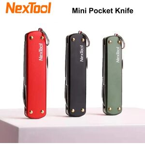 NexTool Mini Zakmes Multifunctionele Outdoor Mini Schaar Kleine Schroevendraaier 64.5mm Zakmes Creatief Gereedschap Nagelvijl groen NexTool Mini Zakmes Multifunctionele Outdoor Mini Schaar Kleine Schroevendraaier 64.5mm Zakmes Creatief Gereedschap Nagelvijl groen