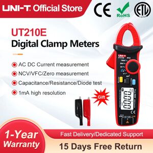 UNI-T UT210E UT210D AC DC Stroom Digitale Stroomtang True RMS Tang Ampèremeter Spanningstester Frequentie VFC Capaciteit Meter UT210D UNI-T UT210E UT210D AC DC Stroom Digitale Stroomtang True RMS Tang Ampèremeter Spanningstester Frequentie VFC Capaciteit Meter UT210D