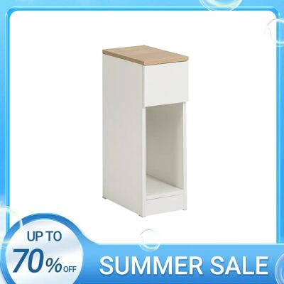 SoBuy FBT111 Nachtkastje met lade voor boxspringbed slaapbank tafel bijzettafel tafel smal telefoontafel nachtkastje WIT SoBuy FBT111 Nachtkastje met lade voor boxspringbed slaapbank tafel bijzettafel tafel smal telefoontafel nachtkastje WIT