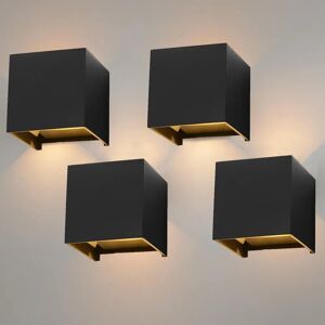 Unknown - LED Wall Lamp 4pc - 7W - Metaal - Wall Lamp Unknown - LED Wall Lamp 4pc - 7W - Metaal - Wall Lamp