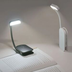 NONE LED-leeslamp met clip – verstelbaar, draagbaar en USB-oplaadbaar boeklicht voor nachtlezen NONE LED-leeslamp met clip – verstelbaar, draagbaar en USB-oplaadbaar boeklicht voor nachtlezen