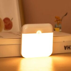 SHENZHITECH Led Nachtlampje, Menselijke Bewegingssensor Lamp Usb C Oplaadbare Kast Licht, Draadloze Led Wandlamp Voor Trap Kast Keuken Bed SHENZHITECH Led Nachtlampje, Menselijke Bewegingssensor Lamp Usb C Oplaadbare Kast Licht, Draadloze Led Wandlamp Voor Trap Kast Keuken Bed