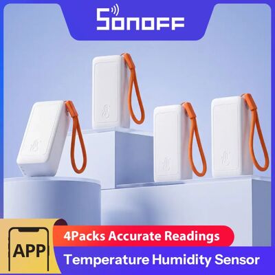 SONOFF Zigbee Temperatuursensor Vochtigheidsthermometer Smart Home Automation Werkt met Alexa Google Home 4Pack voor Alexa Google 4PACKS SONOFF Zigbee Temperatuursensor Vochtigheidsthermometer Smart Home Automation Werkt met Alexa Google Home 4Pack voor Alexa Google 4PACKS
