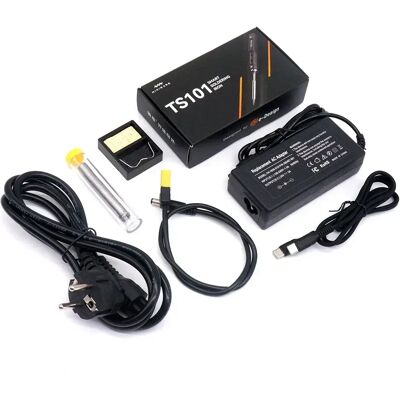 MINIWARE Originele TS101 65W Mini Digitale Elektrische Soldeerbout LCD Programmeerbare Display Verstelbare Temperatuur Digitale Soldeerstation D24 Tips with Supply MINIWARE Originele TS101 65W Mini Digitale Elektrische Soldeerbout LCD Programmeerbare Display Verstelbare Temperatuur Digitale Soldeerstation D24 Tips with Supply