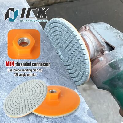 XMSJ Keramische Tegels Trimmen Polijstschijf M14 Haakse Slijper Droog Polijsten Marmer Porselein Graniet Afschuinen Slijprand 125mm For Drill Set XMSJ Keramische Tegels Trimmen Polijstschijf M14 Haakse Slijper Droog Polijsten Marmer Porselein Graniet Afschuinen Slijprand 125mm For Drill Set