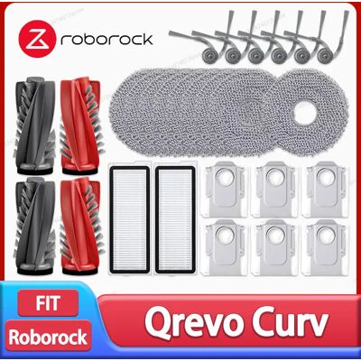 Roborock Qrevo Curv / 5AE / 5A1 / 5XC / S5X / Qrevo C Pro Stofzuiger Hoofdzijborstel Mop Doek Stofzak Filteraccessoires Silver ion Module Roborock Qrevo Curv / 5AE / 5A1 / 5XC / S5X / Qrevo C Pro Stofzuiger Hoofdzijborstel Mop Doek Stofzak Filteraccessoires Silver ion Module