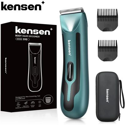 KENSEN S10 Elektrische Body Hair Trimmer voor Mannen Vrouwen Ballen Scheerapparaat Ontharing Bikini Trimmer Lies Groomer Clipper Baard Scheermes Grey KENSEN S10 Elektrische Body Hair Trimmer voor Mannen Vrouwen Ballen Scheerapparaat Ontharing Bikini Trimmer Lies Groomer Clipper Baard Scheermes Grey