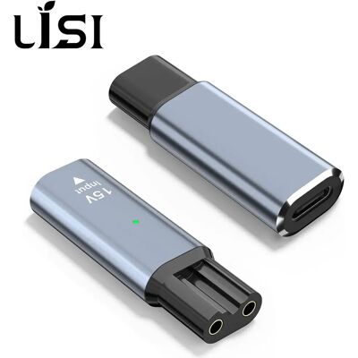 LISI 15V HQ8505 Type-C Scheerapparaat Adapter Opladen Converter voor Philips Norelco One Blade Pro QP6510 QP6520 QP6530 Baardtrimmer Gray LISI 15V HQ8505 Type-C Scheerapparaat Adapter Opladen Converter voor Philips Norelco One Blade Pro QP6510 QP6520 QP6530 Baardtrimmer Gray