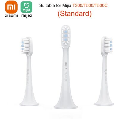 Originele vervangende opzetborstels voor XIAOMI Mijia Sonic tandenborstel T300 T500 T500C, elektrische tandenborstelkoppen T300T500 T500C 3pcs Originele vervangende opzetborstels voor XIAOMI Mijia Sonic tandenborstel T300 T500 T500C, elektrische tandenborstelkoppen T300T500 T500C 3pcs