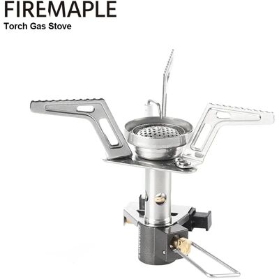Fire-Maple Torch Gasfornuis Ultralight Draagbare Backpacken Kampbrander met Piezo voor Kamperen Wandelen Trekking 7165BTU/h Torch Fire-Maple Torch Gasfornuis Ultralight Draagbare Backpacken Kampbrander met Piezo voor Kamperen Wandelen Trekking 7165BTU/h Torch