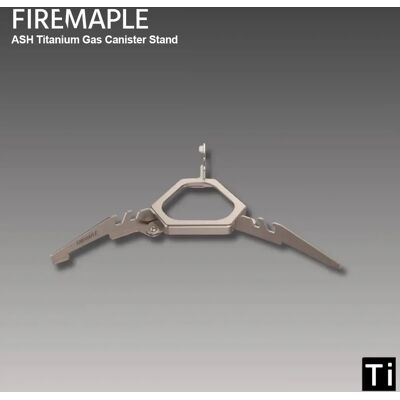Fire-Maple Fire Maple ASH Titanium Gasbusstandaard Opvouwbare brandstofstabilisator Camping Gasfles Statiefhouder Steunbeugel 23g ASH Fire-Maple Fire Maple ASH Titanium Gasbusstandaard Opvouwbare brandstofstabilisator Camping Gasfles Statiefhouder Steunbeugel 23g ASH