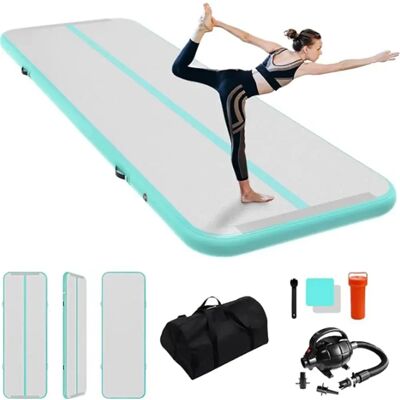 NONE Verzending EU Opblaasbare gymnastiek tumblingmat (met pomp) geschikt voor thuisgymnastiektraining, waterfitness, yoga 400 100 10cm NONE Verzending EU Opblaasbare gymnastiek tumblingmat (met pomp) geschikt voor thuisgymnastiektraining, waterfitness, yoga 400 100 10cm
