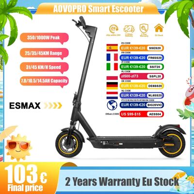 2026 Upgrade AOVOPRO TX01 Smart APP Elektrische Scooter 350 W/500 W Krachtige Motor 36V25-45KM Bereik Volwassenen ESscooter met Dubbele Rem 31KM/H 35KM Range 2026 Upgrade AOVOPRO TX01 Smart APP Elektrische Scooter 350 W/500 W Krachtige Motor 36V25-45KM Bereik Volwassenen ESscooter met Dubbele Rem 31KM/H 35KM Range