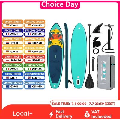 FunWater Opblaasbare Stand Up Paddle Board Peddelen Board Surfplank Surf Sup Board 320-385CM Antislip Watersport Paddle Board SUPFW50C(350×90×15CM) FunWater Opblaasbare Stand Up Paddle Board Peddelen Board Surfplank Surf Sup Board 320-385CM Antislip Watersport Paddle Board SUPFW50C(350×90×15CM)