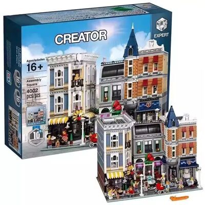Potdemiel 4002 PCS City Center Assembly Square Bouwstenen Bakstenen Verjaardagsspeelgoed Compatibel met 10255 Voor een vriend Kerstcadeau 4002PCS Potdemiel 4002 PCS City Center Assembly Square Bouwstenen Bakstenen Verjaardagsspeelgoed Compatibel met 10255 Voor een vriend Kerstcadeau 4002PCS