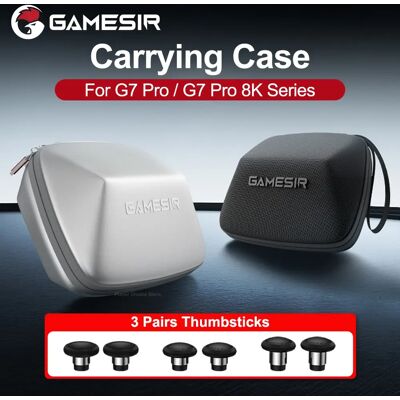 GameSir G7 Pro draagtas voor G7 Pro 8K Aimlabs Champion Nioh 3 Series Wuchang Edition met 3 paar verwisselbare joystick-kappen Silver GameSir G7 Pro draagtas voor G7 Pro 8K Aimlabs Champion Nioh 3 Series Wuchang Edition met 3 paar verwisselbare joystick-kappen Silver