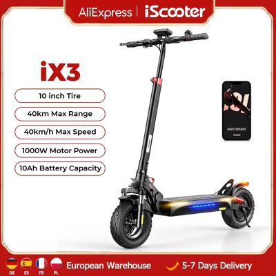iScooter iX3 - Elektrische scooter - 800W - 40KM bereik - Voor volwassenen iScooter iX3 - Elektrische scooter - 800W - 40KM bereik - Voor volwassenen