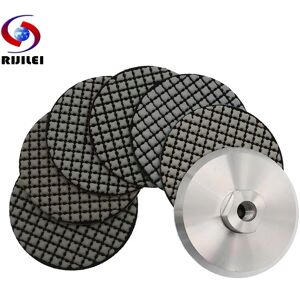 RIJILEI 6 Stuks 4 Inch Droog Polijsten Pad 100 Mm Flexibele Steen Polijsten Pads Nieuw Ontwerp Marmer Graniet Stenen Muur 4 "schuurschijf Combon A RIJILEI 6 Stuks 4 Inch Droog Polijsten Pad 100 Mm Flexibele Steen Polijsten Pads Nieuw Ontwerp Marmer Graniet Stenen Muur 4 "schuurschijf Combon A