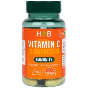 Holland & Barrett Vitamine C en Quercetine - 60 Tabletten - Vitamines & Supplementen Holland & Barrett Vitamine C en Quercetine - 60 Tabletten - Vitamines & Supplementen