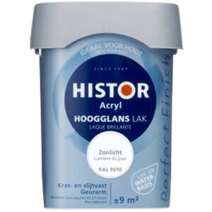 Histor Acryl Hoogglans Lak - RAL 9010 Zonlicht Histor Acryl Hoogglans Lak - RAL 9010 Zonlicht