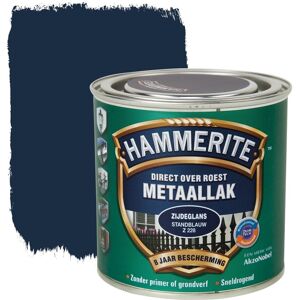 Hammerite Metaallak Direct over Roest Zijdeglans - Z228 Standblauw Hammerite Metaallak Direct over Roest Zijdeglans - Z228 Standblauw