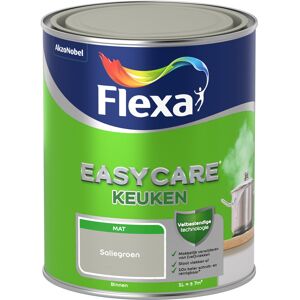 Flexa Easycare Muurverf Keuken Mat - Saliegroen - 1 liter Flexa Easycare Muurverf Keuken Mat - Saliegroen - 1 liter