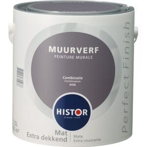 Histor Perfect Finish Muurverf Mat - Combinatie - 2,5 liter Histor Perfect Finish Muurverf Mat - Combinatie - 2,5 liter
