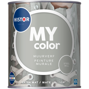 Histor MY color Steel Mill - Extra Matte Binnenmuurverf Histor MY color Steel Mill - Extra Matte Binnenmuurverf