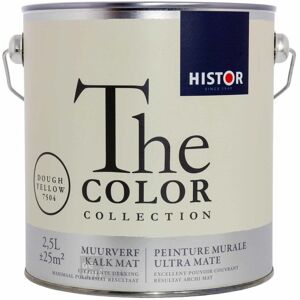 Histor The Color Collection Muurverf Kalkmat - Dough Yellow - 2,5 liter Histor The Color Collection Muurverf Kalkmat - Dough Yellow - 2,5 liter