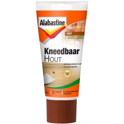 Alabastine Kneedbaar Hout - 75 gram Naturel Alabastine Kneedbaar Hout - 75 gram Naturel
