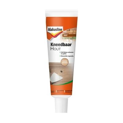 Alabastine Kneedbaar Hout - 75 gram Essen/Beuken Alabastine Kneedbaar Hout - 75 gram Essen/Beuken