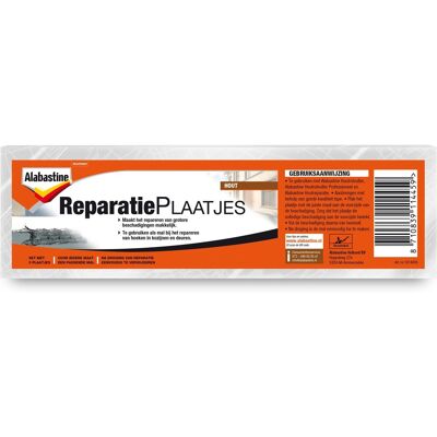 Alabastine Houtrot Reparatieplaatjes Alabastine Houtrot Reparatieplaatjes