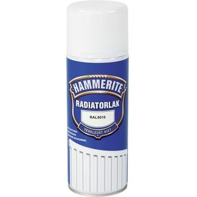 Hammerite Radiatorlak Spuitbus - RAL 9010 Hammerite Radiatorlak Spuitbus - RAL 9010