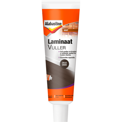Alabastine Laminaatvuller - 50 ml Grijs Eiken Alabastine Laminaatvuller - 50 ml Grijs Eiken