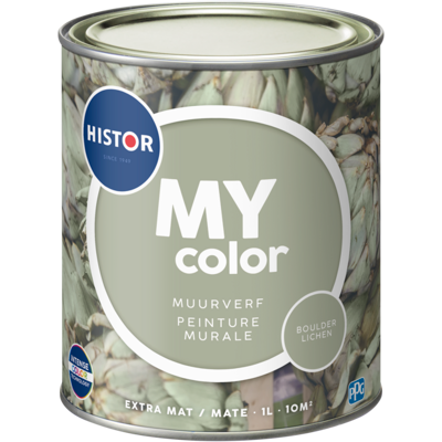 Histor MY color Muurverf Extra Mat - Boulder Lichen Histor MY color Muurverf Extra Mat - Boulder Lichen