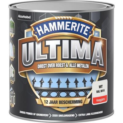 Hammerite Ultima Hoogglans - RAL 9016 Hammerite Ultima Hoogglans - RAL 9016
