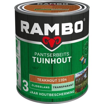 Rambo Pantserbeits Tuinhout Zijdeglans Transparant -Teakhout Rambo Pantserbeits Tuinhout Zijdeglans Transparant -Teakhout
