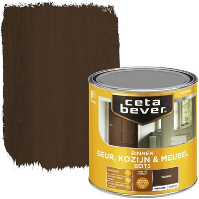 Cetabever Binnenbeits Deur Kozijn en Meubel Transparant Zijdeglans - Wenge Cetabever Binnenbeits Deur Kozijn en Meubel Transparant Zijdeglans - Wenge
