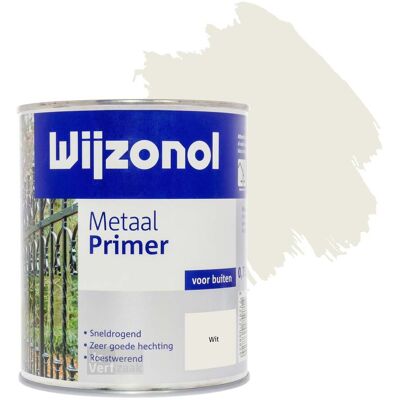 Wijzonol Metaal Primer 0,75 liter Wit Wijzonol Metaal Primer 0,75 liter Wit