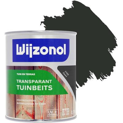 Wijzonol Transparant Tuinbeits - Zwart Wijzonol Transparant Tuinbeits - Zwart