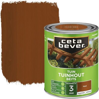 Cetabever Tuinhout Beits Transparant Zijdeglans - Teak Cetabever Tuinhout Beits Transparant Zijdeglans - Teak