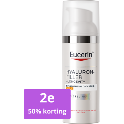 Eucerin Hyaluron-Filler + Longevity Epigenetische Anti-Age Dagcrème SPF 30 Eucerin Hyaluron-Filler + Longevity Epigenetische Anti-Age Dagcrème SPF 30