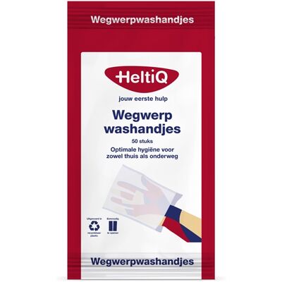 HeltiQ Wegwerpwashandjes 50st HeltiQ Wegwerpwashandjes 50st