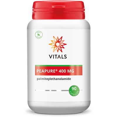 Vitals PeaPure 400 mg Palmitoylethanolamide - Voedingssupplement Vitals PeaPure 400 mg Palmitoylethanolamide - Voedingssupplement