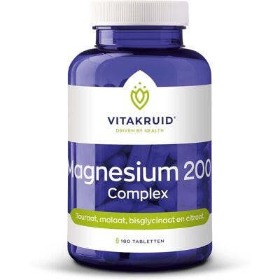 Vitakruid Magnesium 200 Complex - Voedingssupplement Vitakruid Magnesium 200 Complex - Voedingssupplement